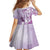 Aotearoa Maori Wahine Family Matching Summer Maxi Dress and Hawaiian Shirt Fantail Bird Purple Gold Marble