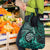 New Zealand Darts Grocery Bag Maori Koru Dartboard Turquoise Flame