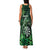 Personalised New Zealand Darts Family Matching Tank Maxi Dress and Hawaiian Shirt Maori Koru Dartboard Green Flame