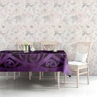 New Zealand Darts Tablecloth Maori Koru Dartboard Purple Flame LT05 - Polynesian Pride