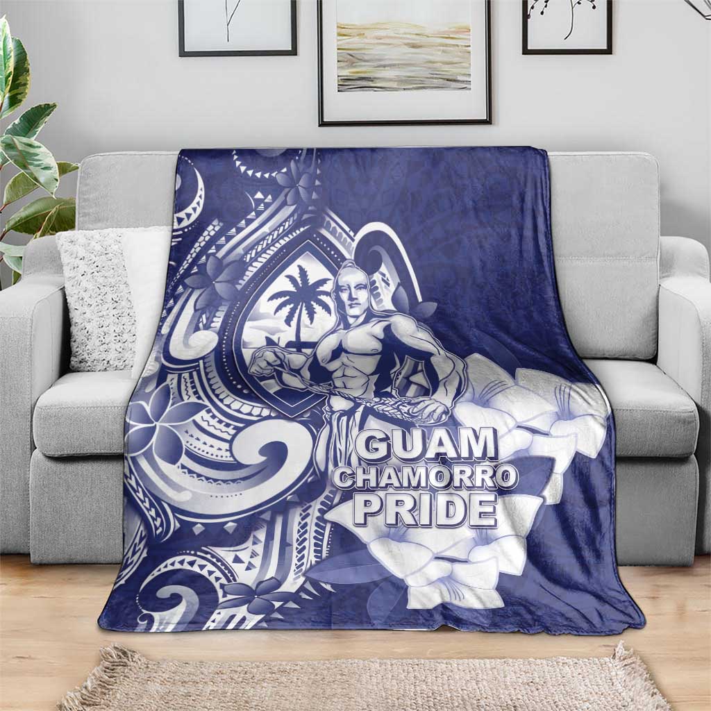 Guam Chief Quipuha Blanket Polynesian Pattern With Guasali Flowers LT05 - Polynesian Pride