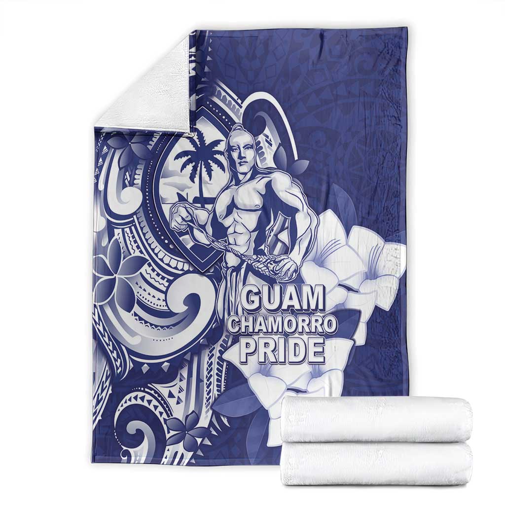 Guam Chief Quipuha Blanket Polynesian Pattern With Guasali Flowers LT05 - Polynesian Pride