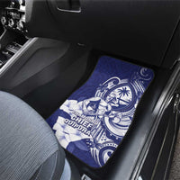 Guam Chief Quipuha Car Mats Polynesian Pattern With Guasali Flowers