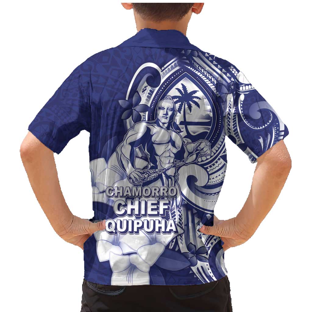 Guam Chief Quipuha Family Matching Mermaid Dress and Hawaiian Shirt Polynesian Pattern With Guasali Flowers