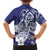 Guam Chief Quipuha Family Matching Summer Maxi Dress and Hawaiian Shirt Polynesian Pattern With Guasali Flowers