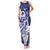 Guam Chief Quipuha Family Matching Tank Maxi Dress and Hawaiian Shirt Polynesian Pattern With Guasali Flowers
