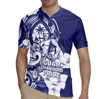 Guam Chief Quipuha Rugby Jersey Polynesian Pattern With Guasali Flowers