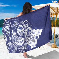 Guam Chief Quipuha Sarong Polynesian Pattern With Guasali Flowers