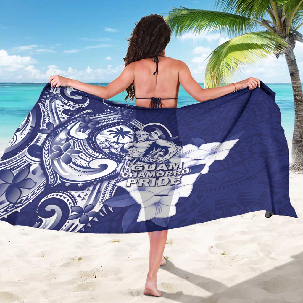 Guam Chief Quipuha Sarong Polynesian Pattern With Guasali Flowers