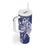 Guam Chief Quipuha Tumbler With Handle Polynesian Pattern With Guasali Flowers