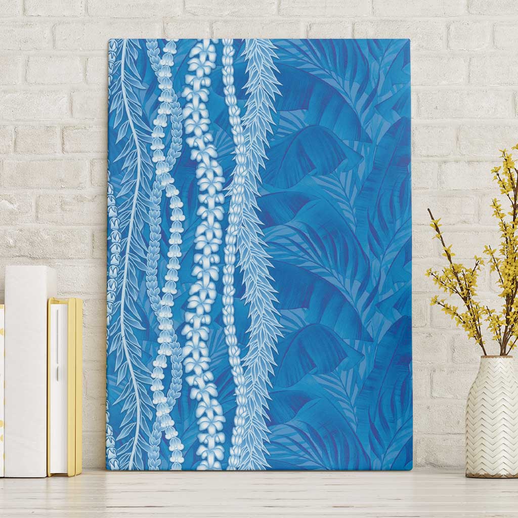 Hawaii Prince Kuhio Canvas Wall Art Blue Hawaiian Lau Maia With Leis