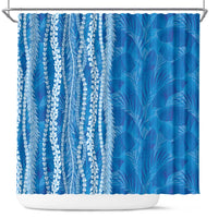 Hawaii Prince Kuhio Shower Curtain Blue Hawaiian Lau Maia With Leis