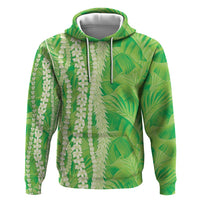 Hawaii Prince Kuhio Hoodie Lime Green Hawaiian Lau Maia With Leis