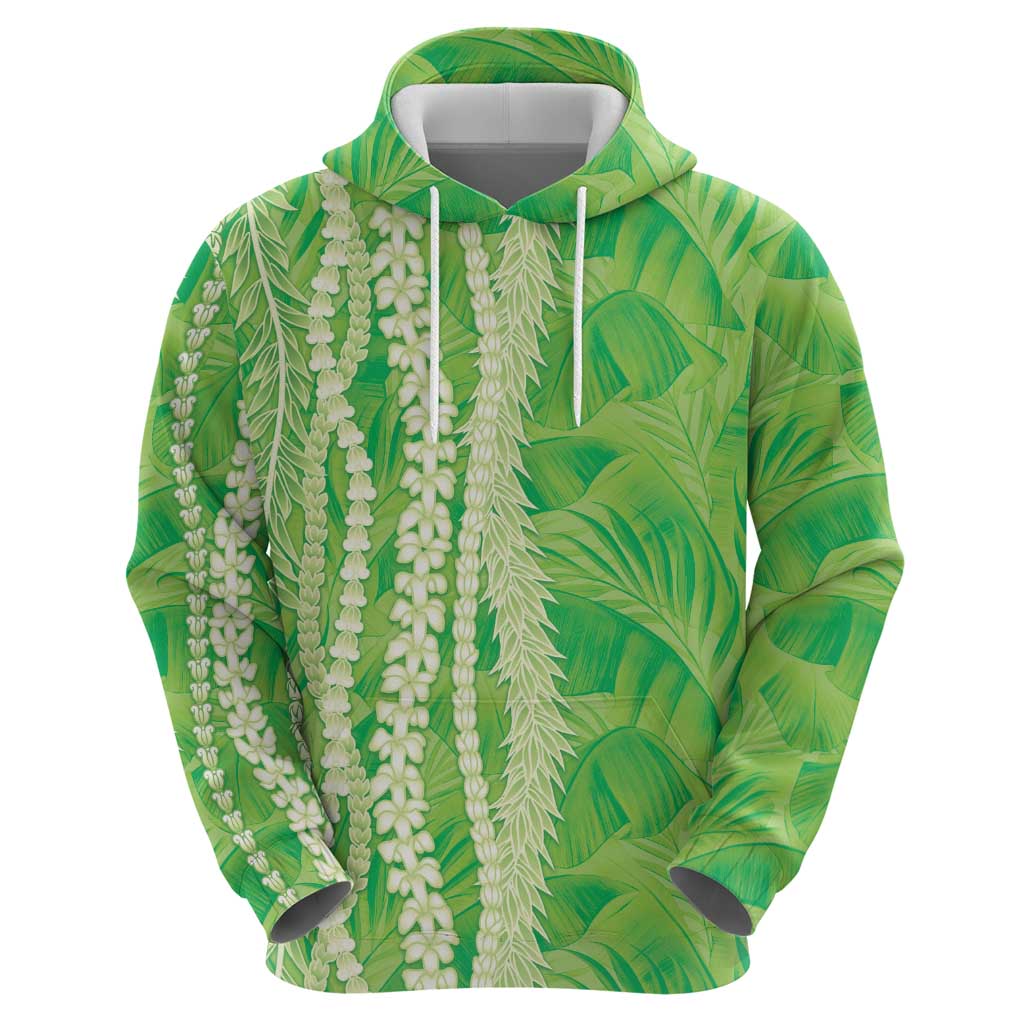 Hawaii Prince Kuhio Hoodie Lime Green Hawaiian Lau Maia With Leis