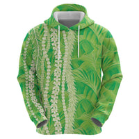 Hawaii Prince Kuhio Hoodie Lime Green Hawaiian Lau Maia With Leis