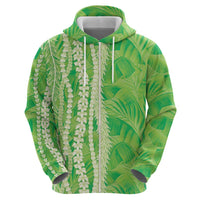 Hawaii Prince Kuhio Hoodie Lime Green Hawaiian Lau Maia With Leis