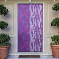 Hawaii Prince Kuhio Door Cover Violet Hawaiian Lau Maia With Leis
