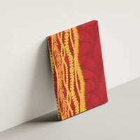 Hawaii Prince Kuhio Canvas Wall Art Red Hawaiian Lau Maia With Leis LT05 - Polynesian Pride