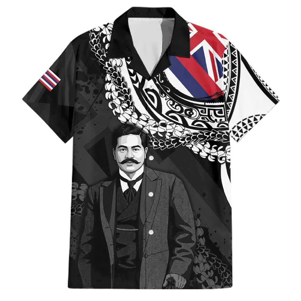 Personalised Hawaii Prince Kuhio Family Matching Mermaid Dress and Hawaiian Shirt Hawaiian Maile Lei