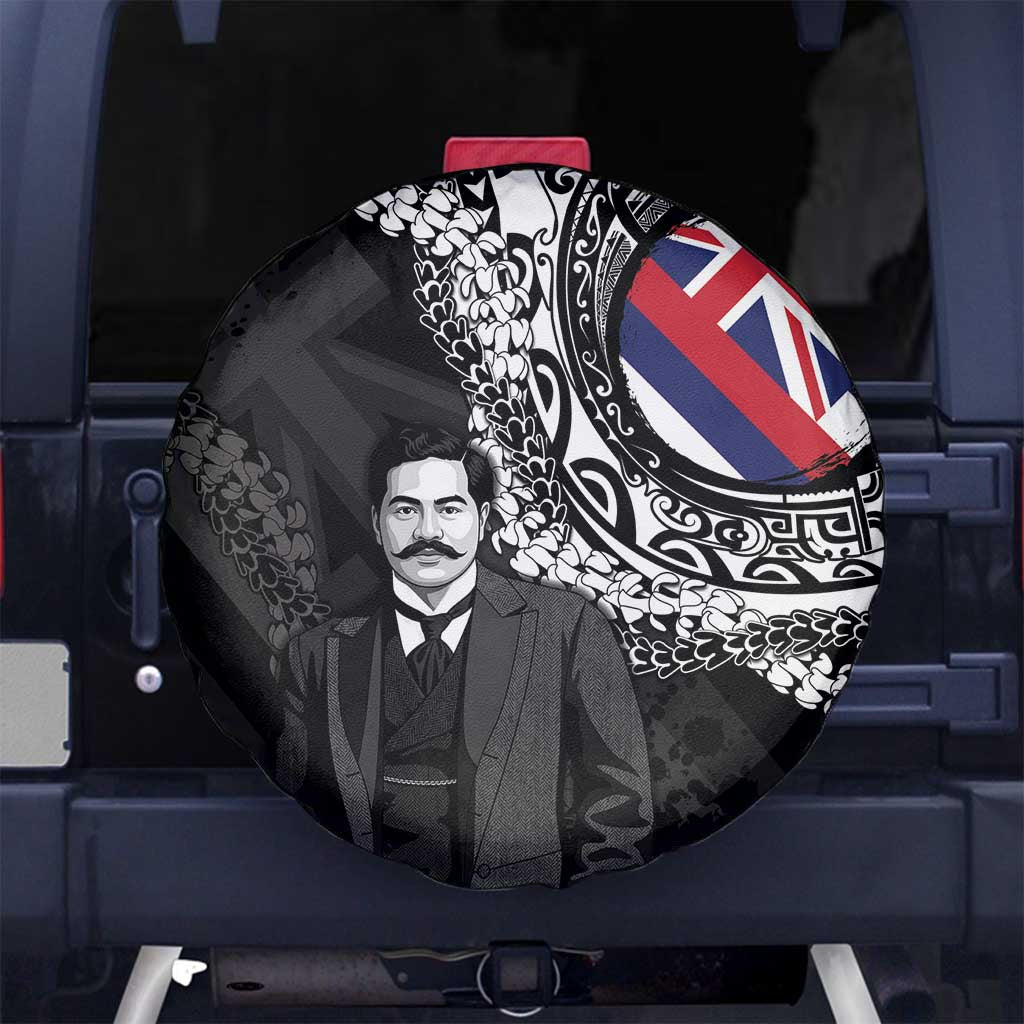 Hawaii Prince Kuhio Spare Tire Cover Hawaiian Maile Lei