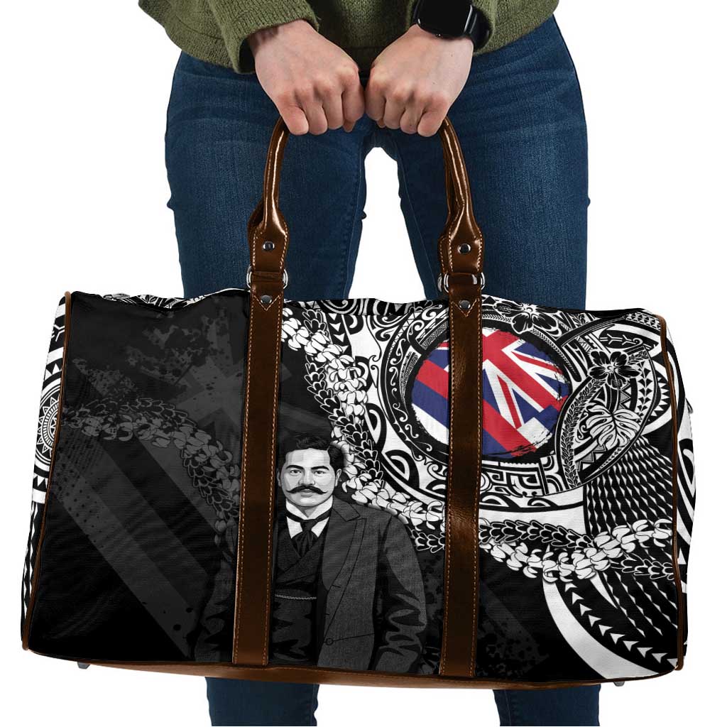 Hawaii Prince Kuhio Travel Bag Hawaiian Maile Lei