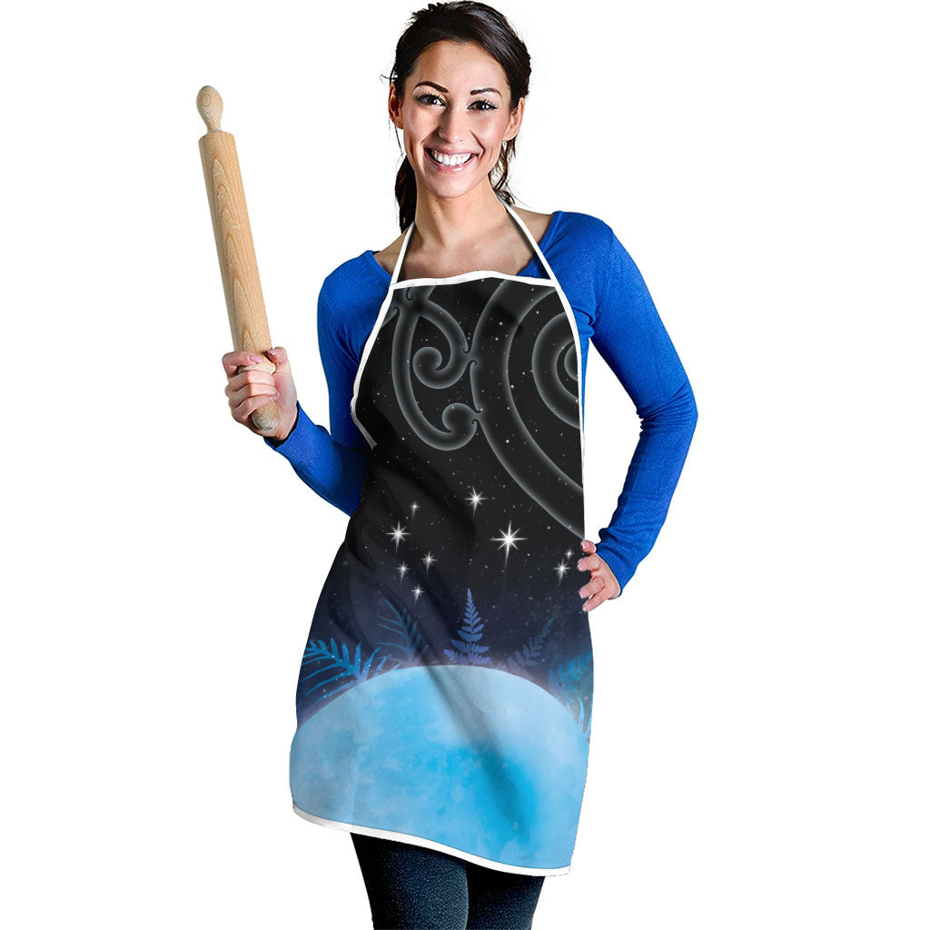 New Zealand Matariki Apron Pleiades Star Cluster Blue Galaxy