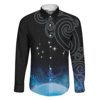 New Zealand Matariki Family Matching Puletasi and Hawaiian Shirt Pleiades Star Cluster Blue Galaxy