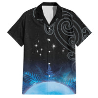 New Zealand Matariki Hawaiian Shirt Pleiades Star Cluster Blue Galaxy
