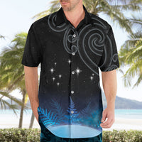 New Zealand Matariki Hawaiian Shirt Pleiades Star Cluster Blue Galaxy
