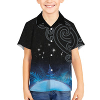 New Zealand Matariki Hawaiian Shirt Pleiades Star Cluster Blue Galaxy