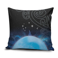 New Zealand Matariki Pillow Cover Pleiades Star Cluster Blue Galaxy LT05 Blue - Polynesian Pride