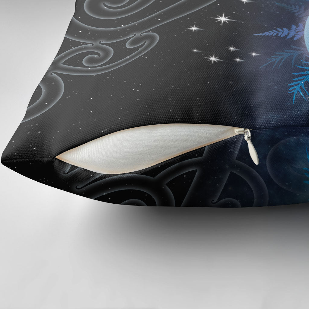 New Zealand Matariki Pillow Cover Pleiades Star Cluster Blue Galaxy LT05 - Polynesian Pride