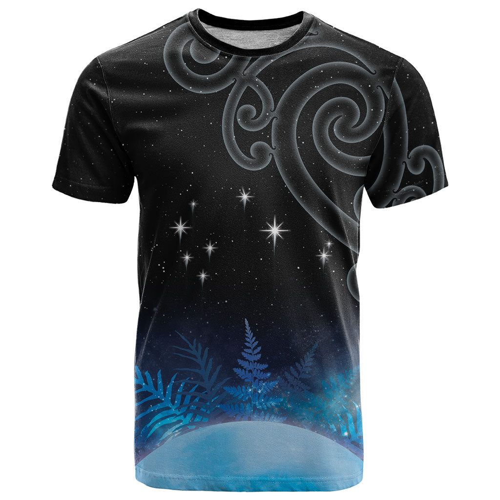 New Zealand Matariki T Shirt Pleiades Star Cluster Blue Galaxy