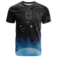 New Zealand Matariki T Shirt Pleiades Star Cluster Blue Galaxy