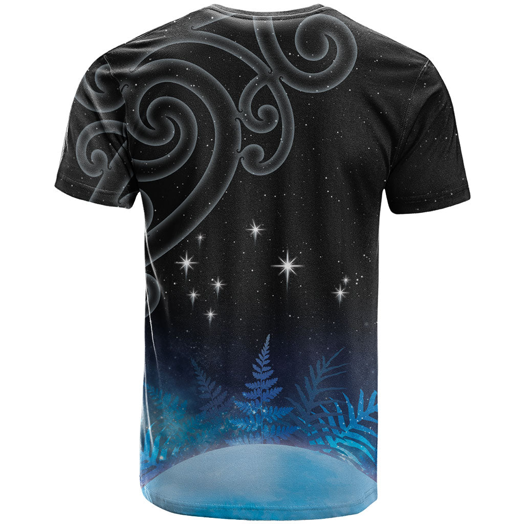 New Zealand Matariki T Shirt Pleiades Star Cluster Blue Galaxy