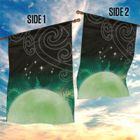 New Zealand Matariki Garden Flag Pleiades Star Cluster Green Galaxy LT05 - Polynesian Pride