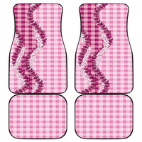 Pink Hawaii Palaka Car Mats Hawaiian Honohono Lei LT05 - Polynesian Pride