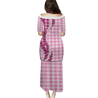 Pink Hawaii Palaka Puletasi Hawaiian Honohono Lei LT05 - Polynesian Pride