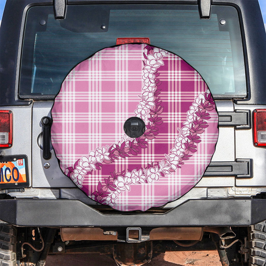 Pink Hawaii Palaka Spare Tire Cover Hawaiian Honohono Lei LT05 Pink - Polynesian Pride