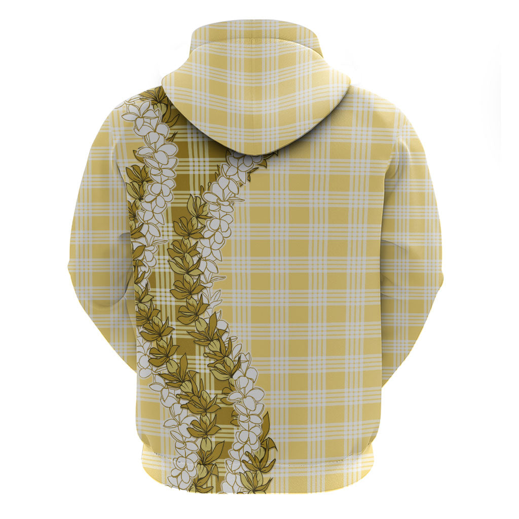 Yellow Hawaii Palaka Hoodie Hawaiian Honohono Lei LT05 - Polynesian Pride