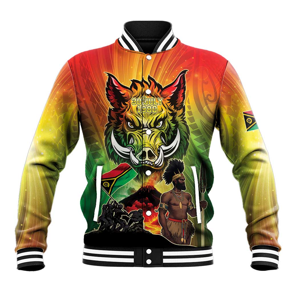 Vanuatu July 30th 1980 Baseball Jacket Happy Independence Day - Polynesian Pride
