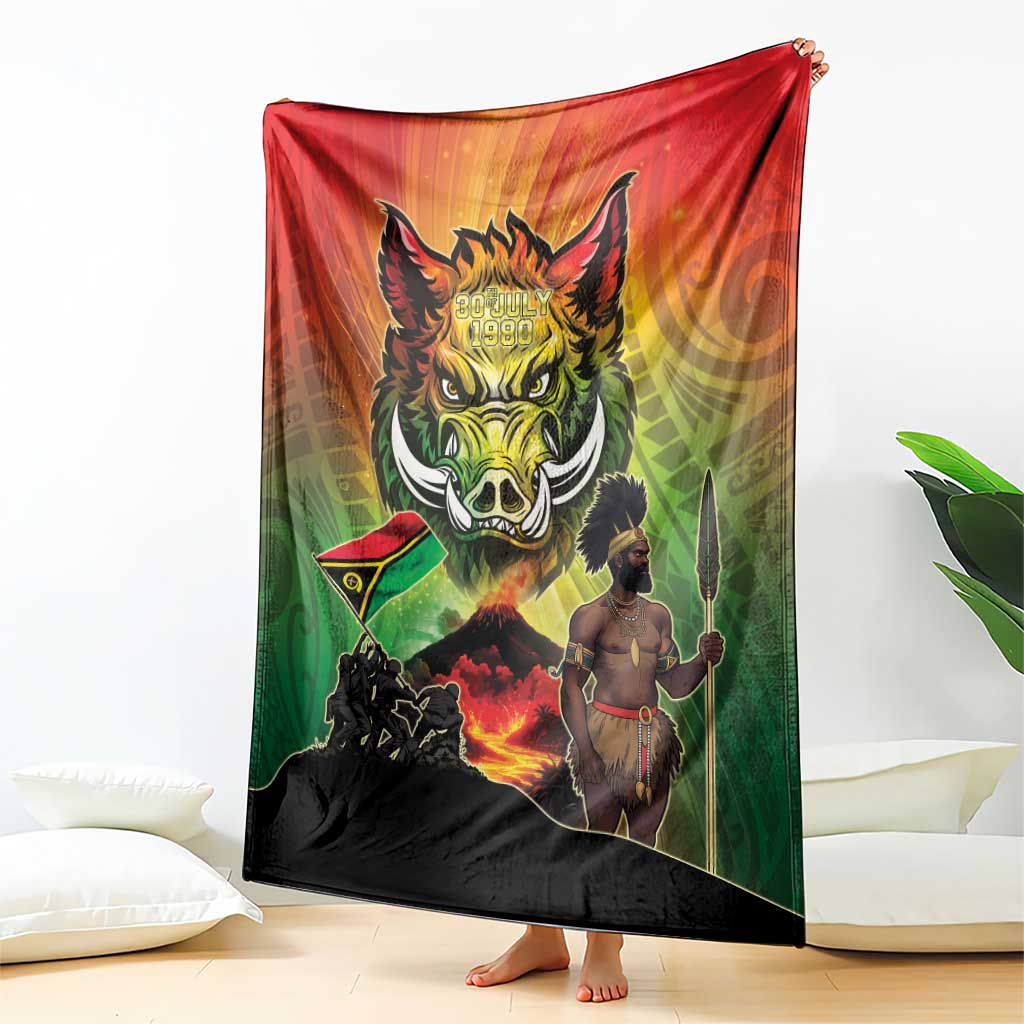 Vanuatu July 30th 1980 Blanket Happy Independence Day - Polynesian Pride