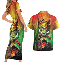 Vanuatu July 30th 1980 Couples Matching Short Sleeve Bodycon Dress and Hawaiian Shirt Happy Independence Day - Polynesian Pride