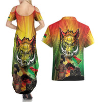 Vanuatu July 30th 1980 Couples Matching Summer Maxi Dress and Hawaiian Shirt Happy Independence Day - Polynesian Pride