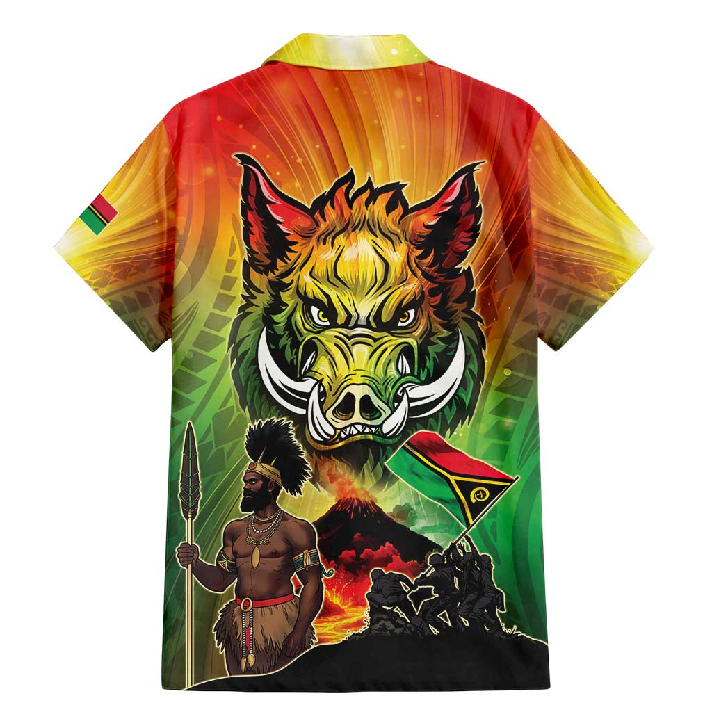 Vanuatu July 30th 1980 Family Matching Mermaid Dress and Hawaiian Shirt Happy Independence Day - Polynesian Pride