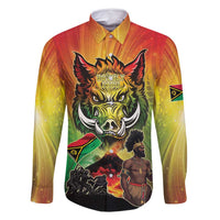 Vanuatu July 30th 1980 Family Matching Off Shoulder Maxi Dress and Hawaiian Shirt Happy Independence Day - Polynesian Pride