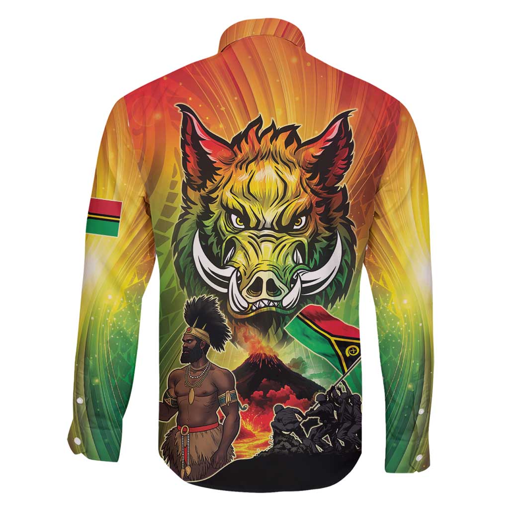 Vanuatu July 30th 1980 Family Matching Off Shoulder Maxi Dress and Hawaiian Shirt Happy Independence Day - Polynesian Pride