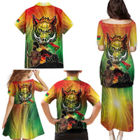 Vanuatu July 30th 1980 Family Matching Puletasi and Hawaiian Shirt Happy Independence Day - Polynesian Pride