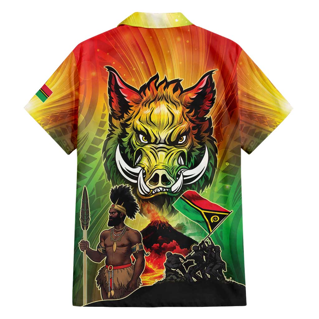 Vanuatu July 30th 1980 Family Matching Puletasi and Hawaiian Shirt Happy Independence Day - Polynesian Pride