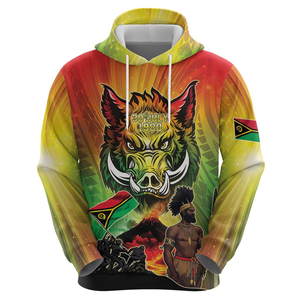 Vanuatu July 30th 1980 Hoodie Happy Independence Day - Polynesian Pride